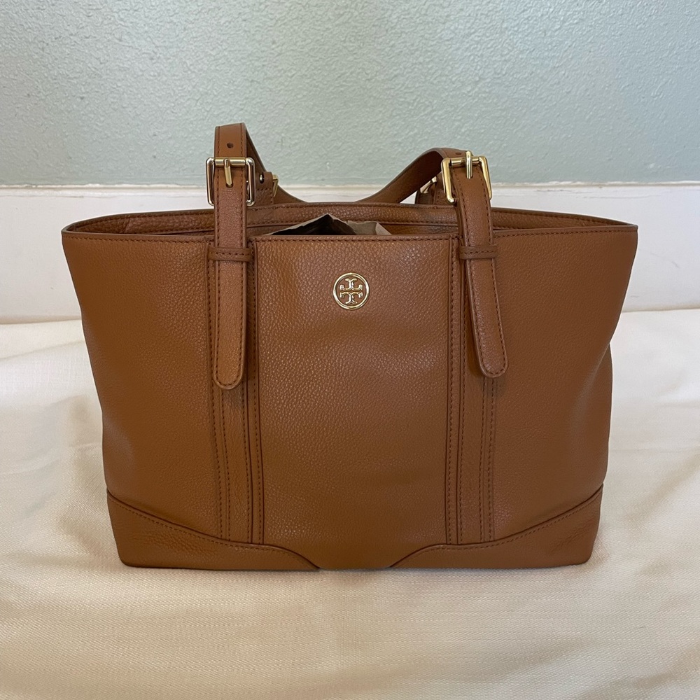 Tory Burch Landon tote bark tan